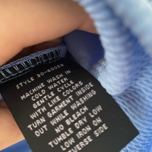 Flattering tulip hem blue dress wedding guest dress - Picture 4 of 4